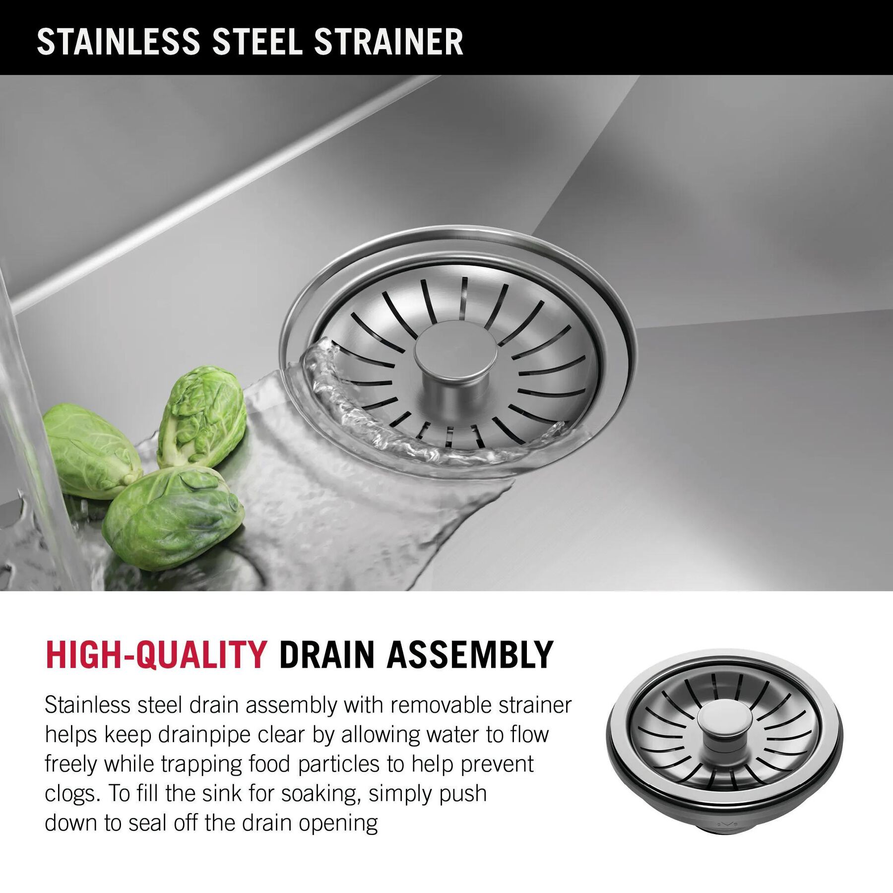 32&rdquo; Undermount Stainless Steel Single Bowl Kitchen Sink&nbsp;with Accessories